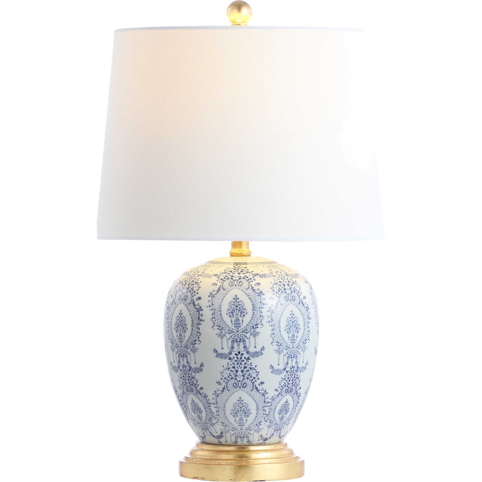 Kahlo Table Lamp Blue/White (Set of 2)