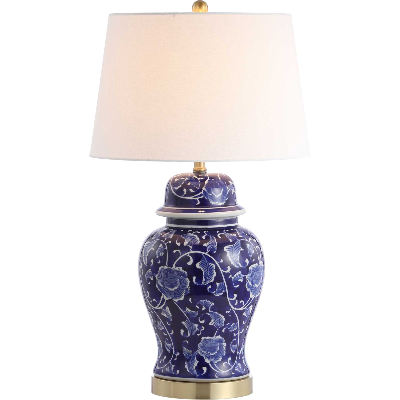 Ahmed Table Lamp Navy/White (Set of 2)