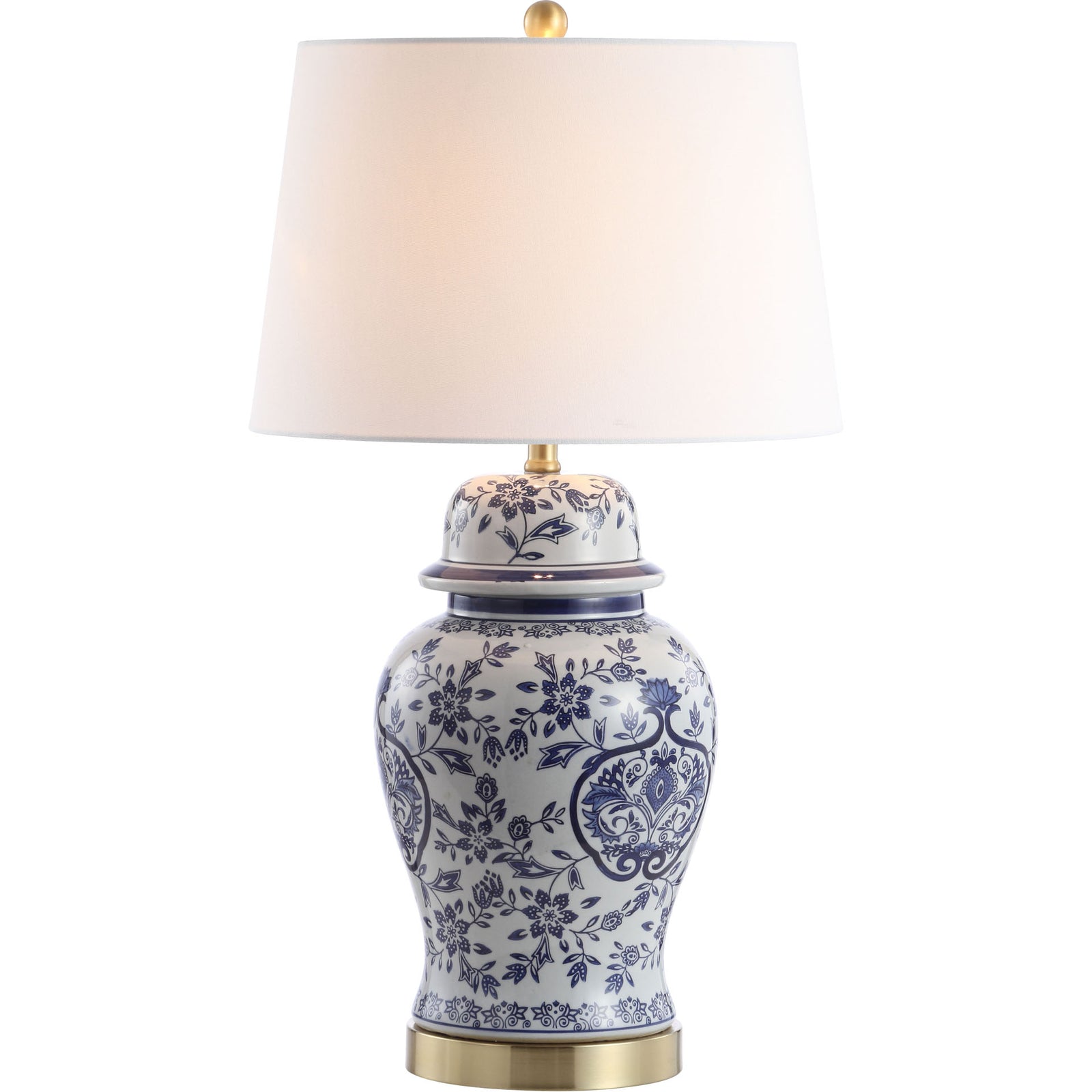 Ariela Table Lamps Blue/White (Set of 2)