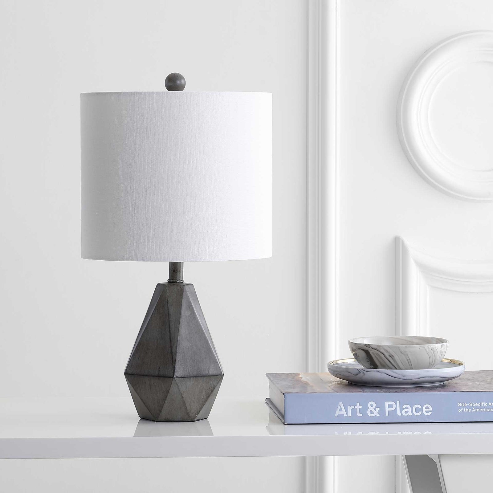 Valaria Table Lamp Dark Gray