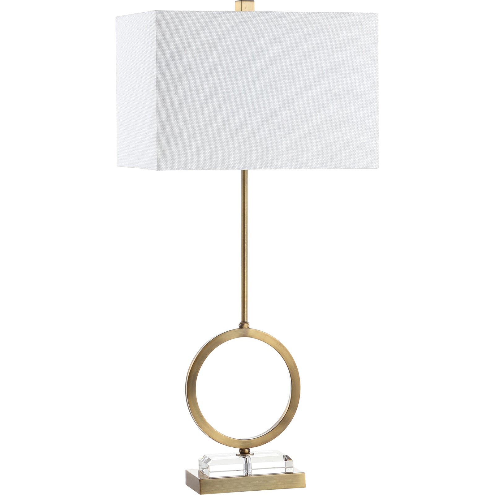 Kaiden Table Lamps Clear/Brass Gold (Set of 2)
