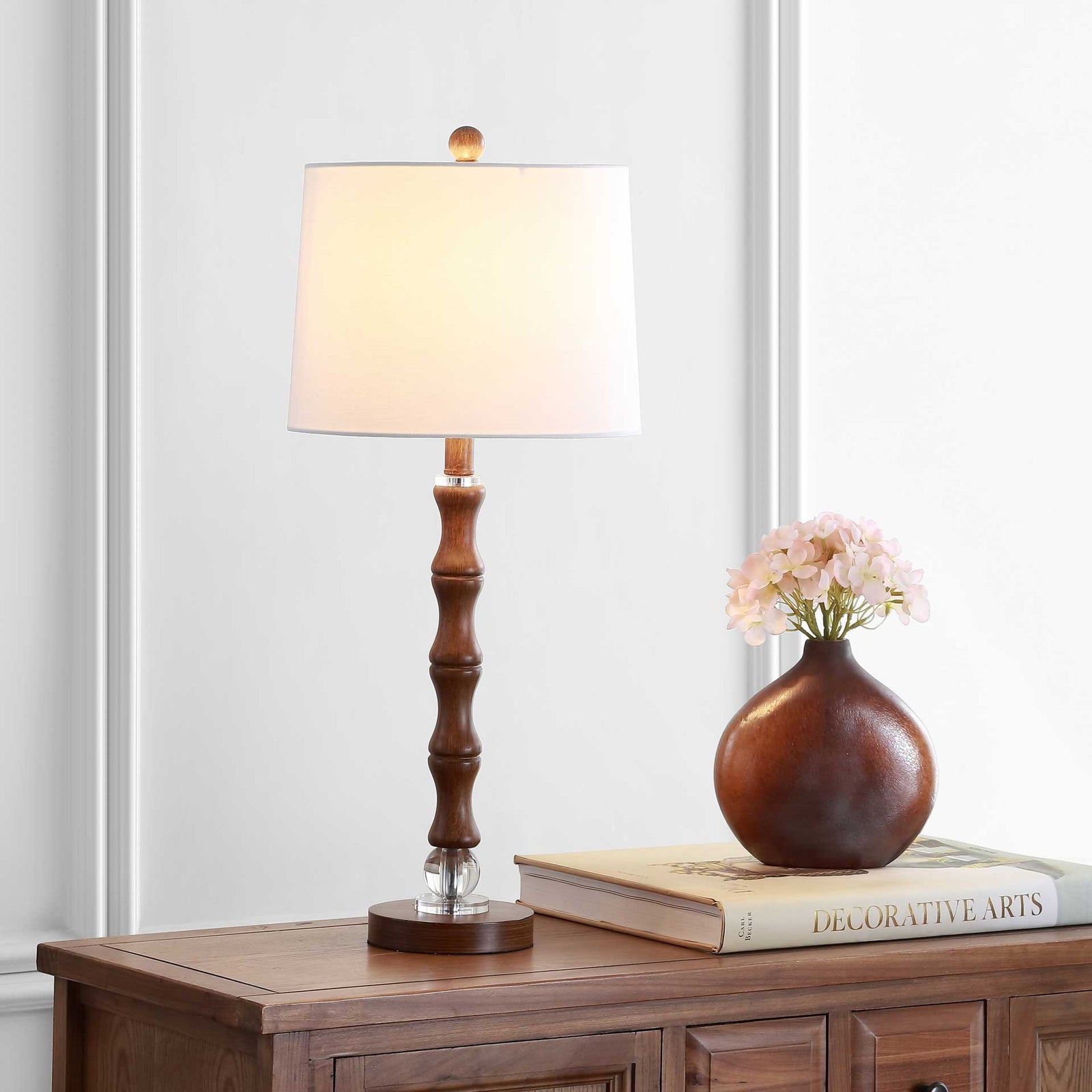 Lucille Table Lamp Dark Brown
