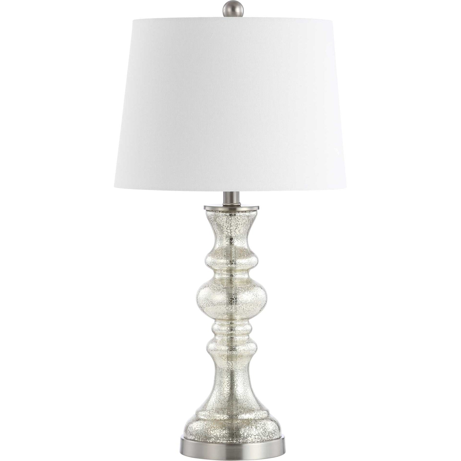Jackson Table Lamp Silver/Ivory