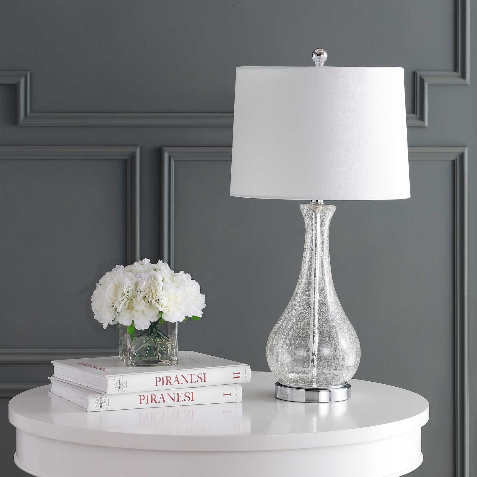 Finesse Table Lamp Crack Clear