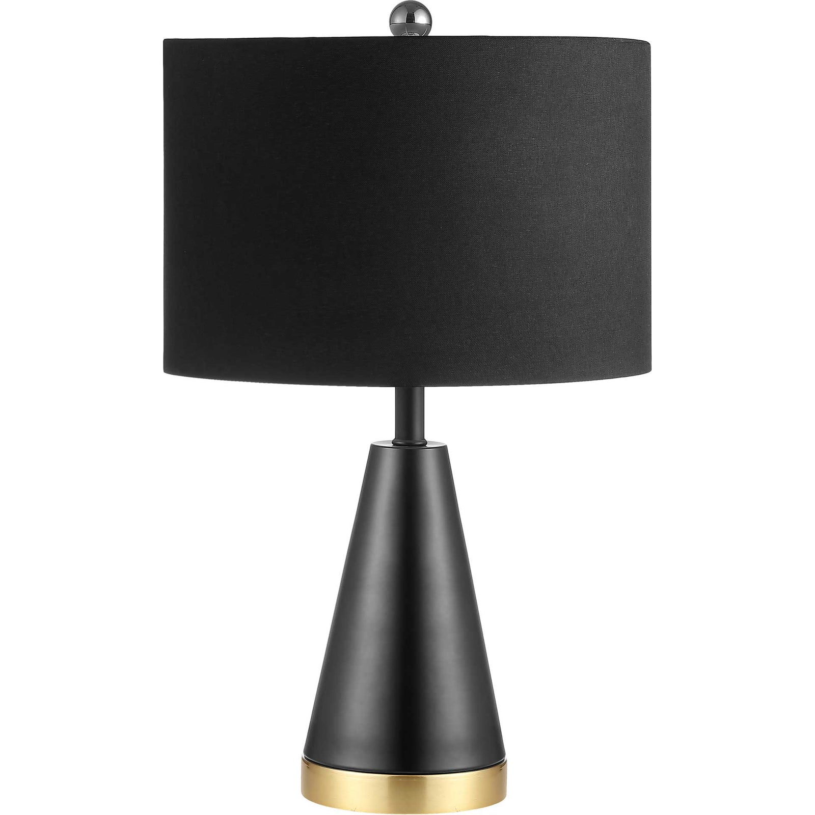 Pearl Table Lamps Black/Brass Gold (Set of 2)