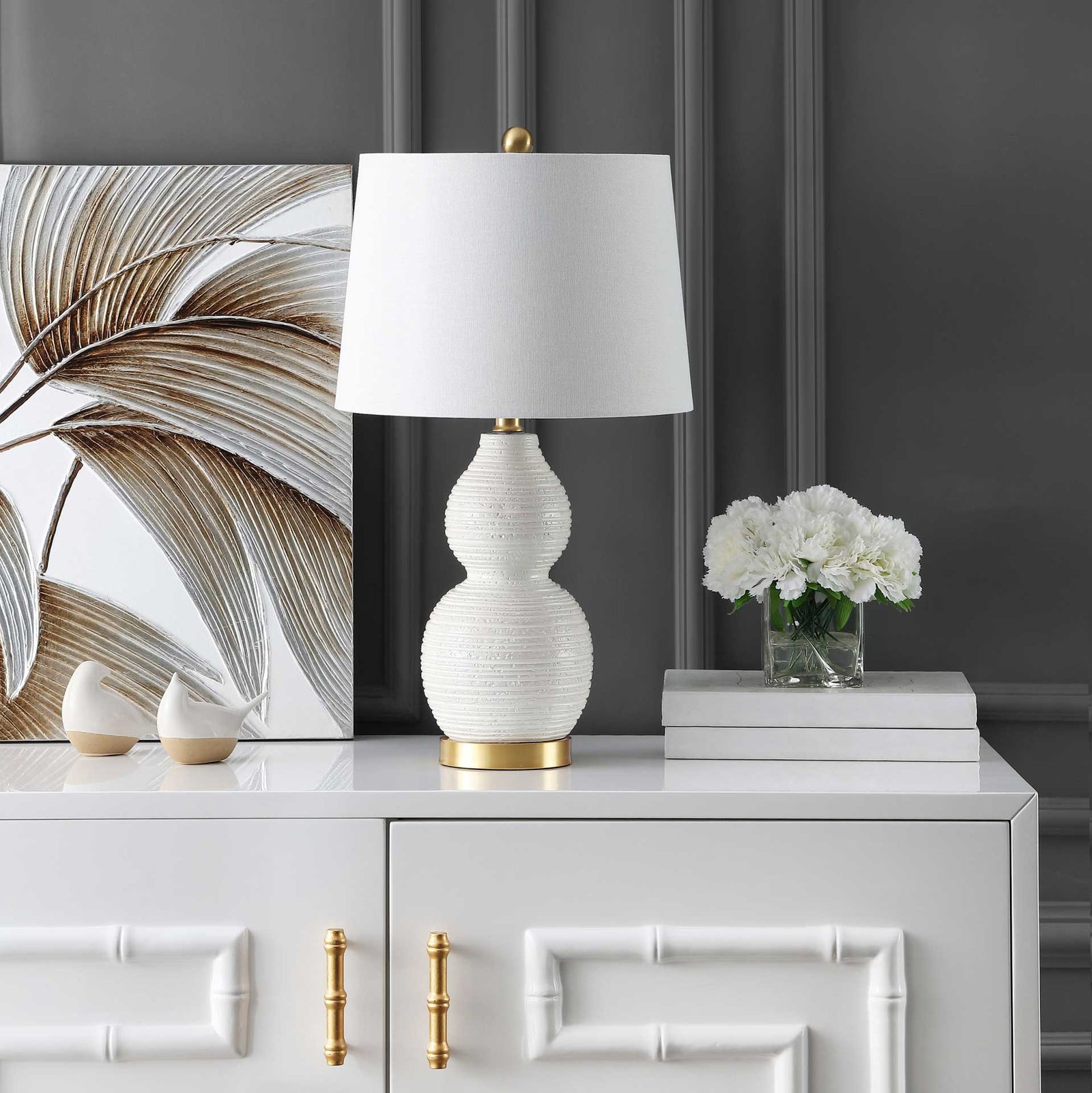 Danube Table Lamp White