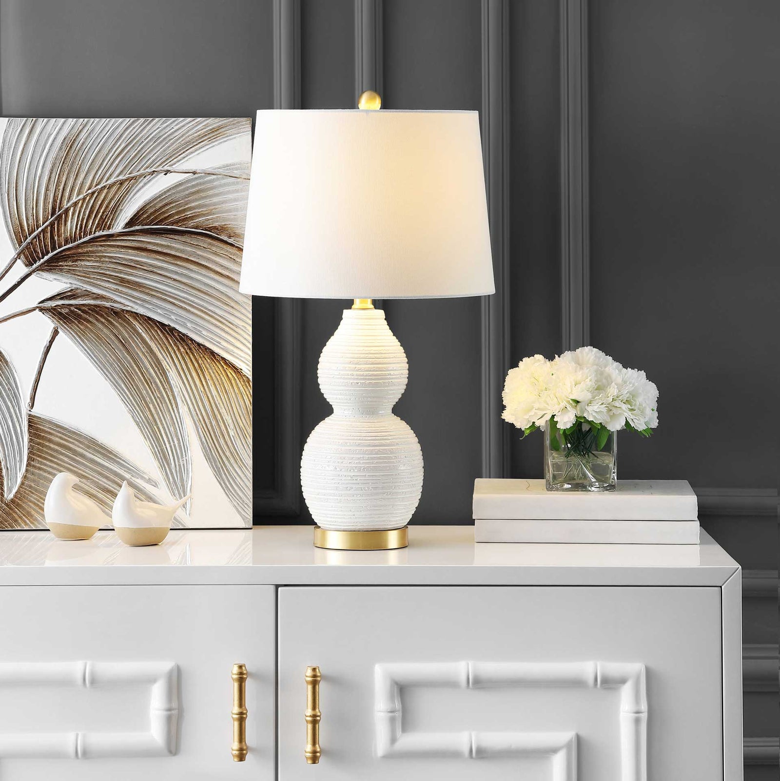 Danube Table Lamp White