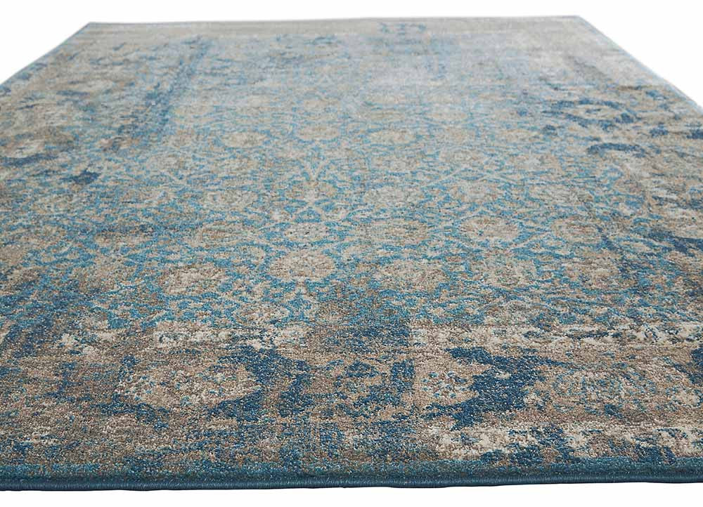 Terracotta Kinburn Blue Area Rug
