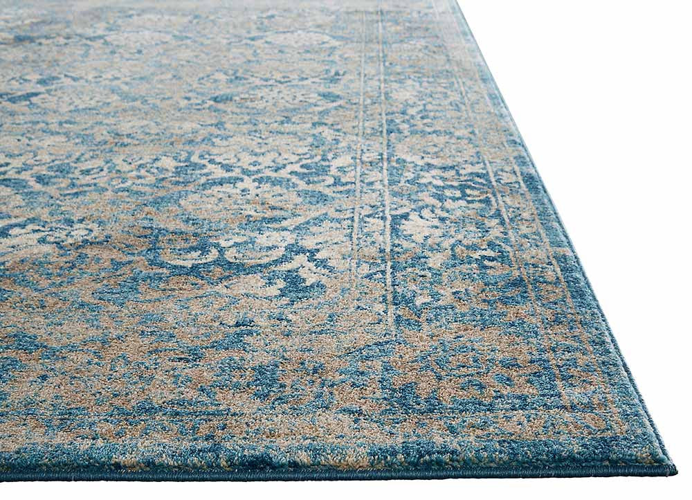 Terracotta Kassandra Blue Area Rug