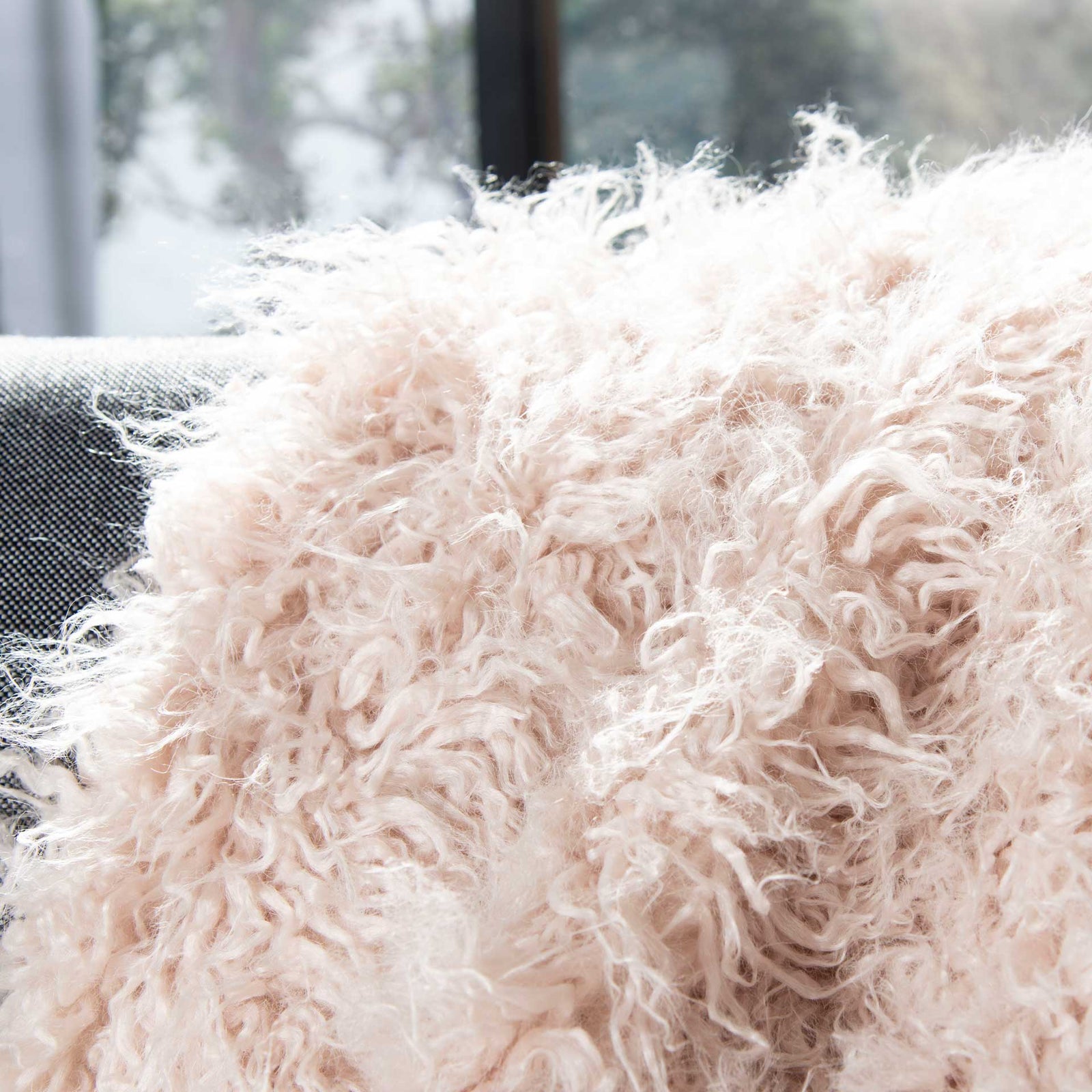 Faux Sheepskin Taupe