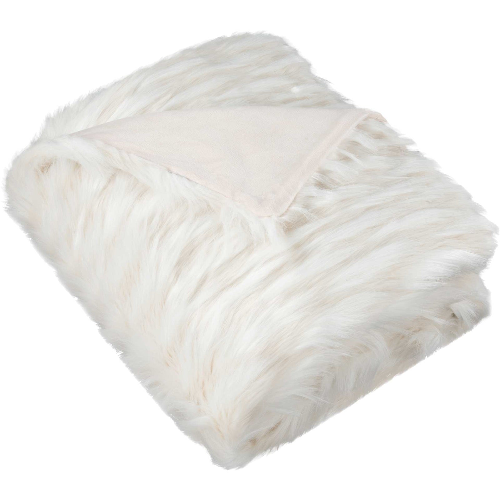 Lula Feather Throw White