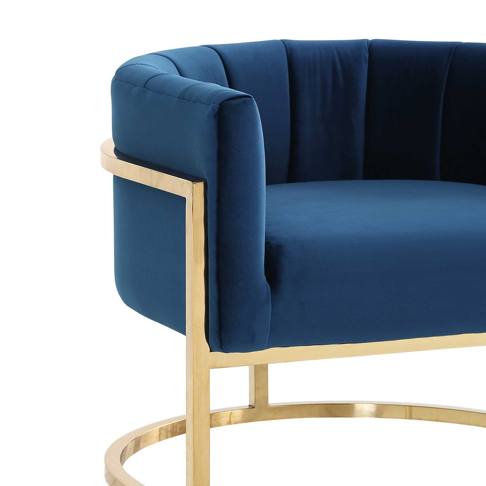 Maddison Chair Navy/Gold