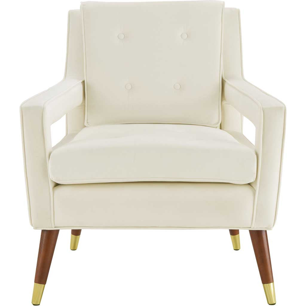 Draveil Velvet Chair Cream