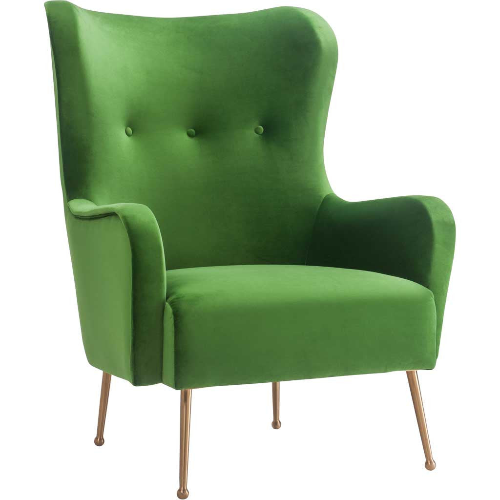 Esther Green Velvet Chair