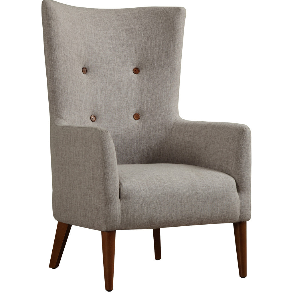 Aslan Beige Linen Chair