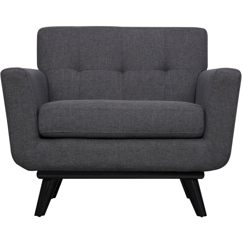 Jarvis Linen Chair Gray