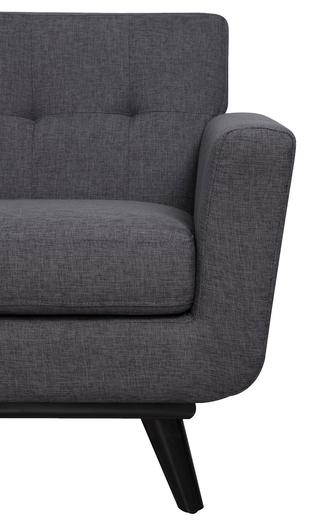 Jarvis Linen Chair Gray