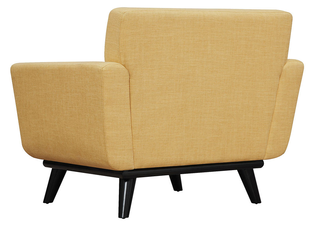 Jarvis Linen Chair Mustard Yellow