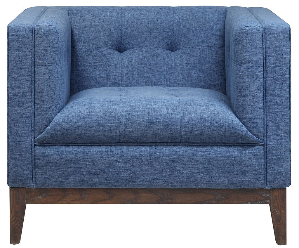 Galio Linen Chair Blue