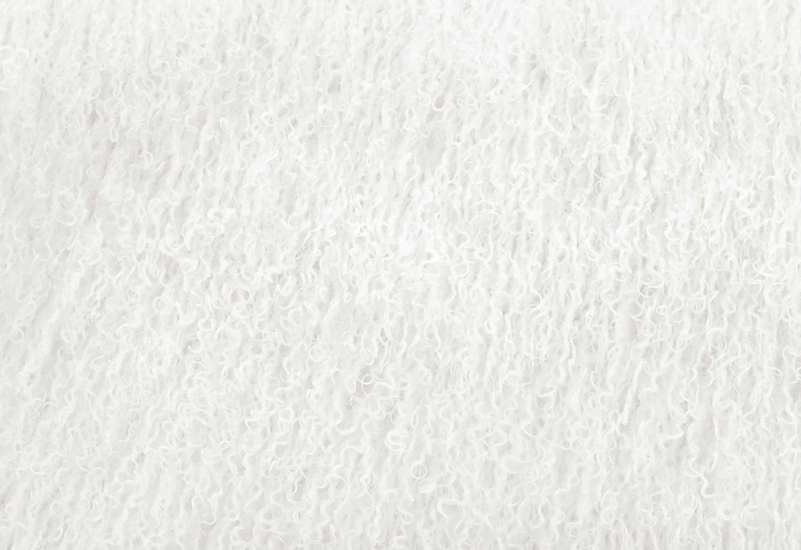 Sorel Sheepskin Lucite Chair White