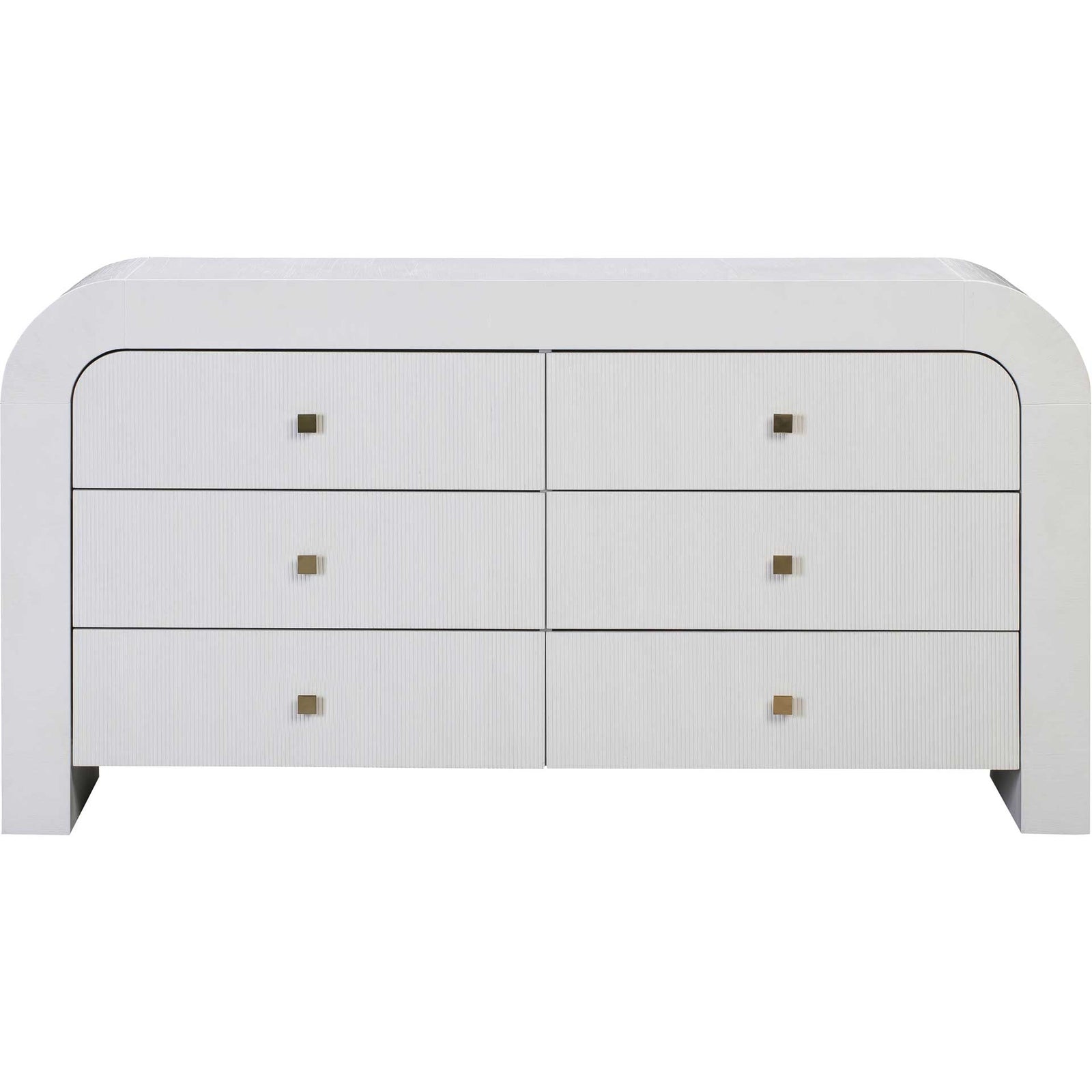 Hydra 6 Drawer Dresser White
