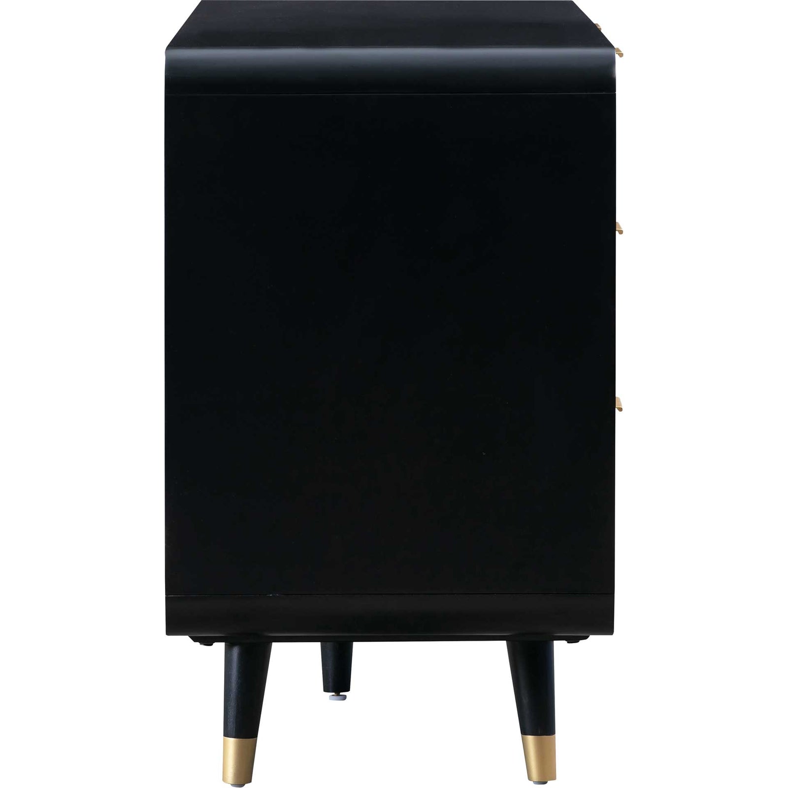 Charlson 6 Drawer Dresser Black