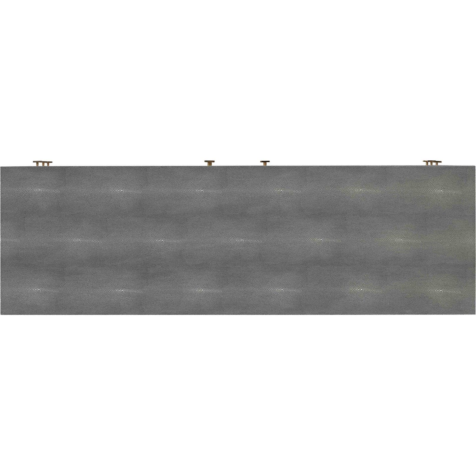 Pedro Shagreen 6 Drawer Dresser Gray