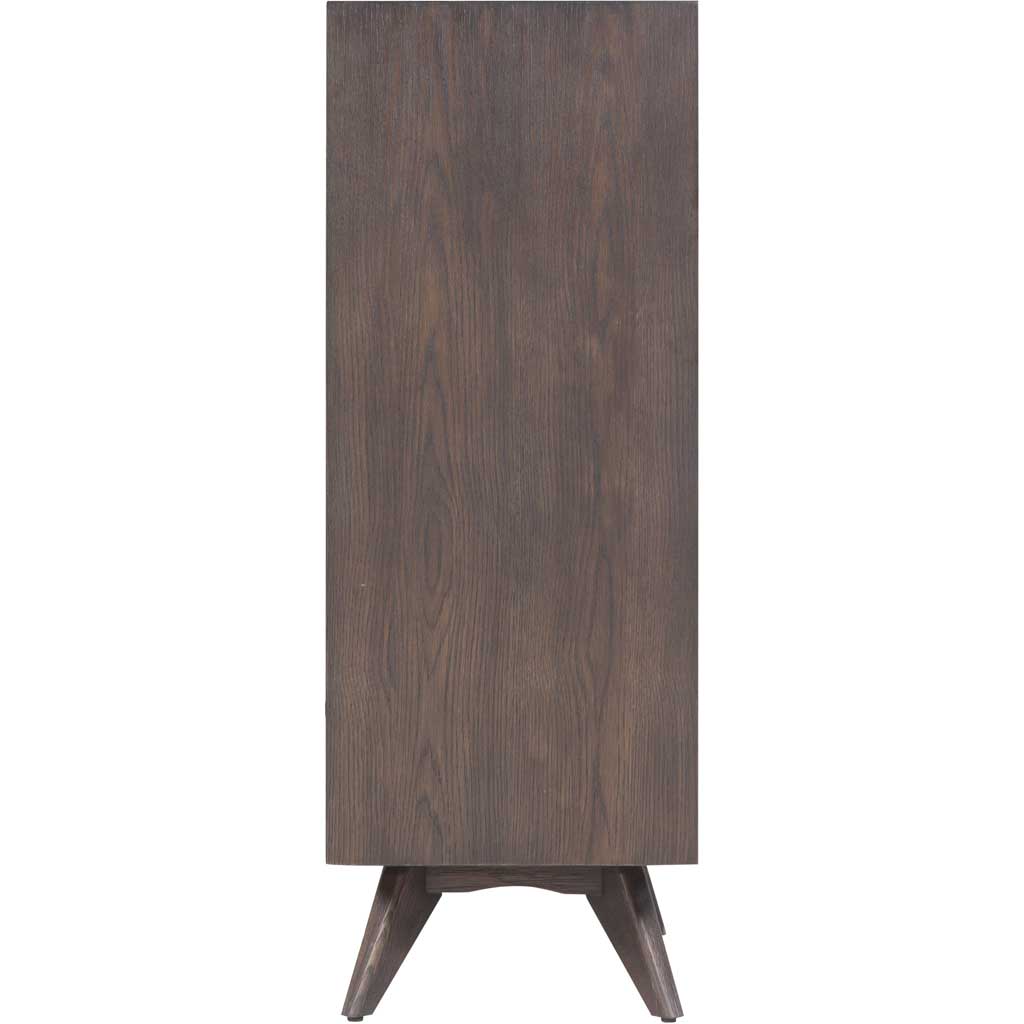 Lars Wooden 5 Drawer Chest Oak/Oak Veneer