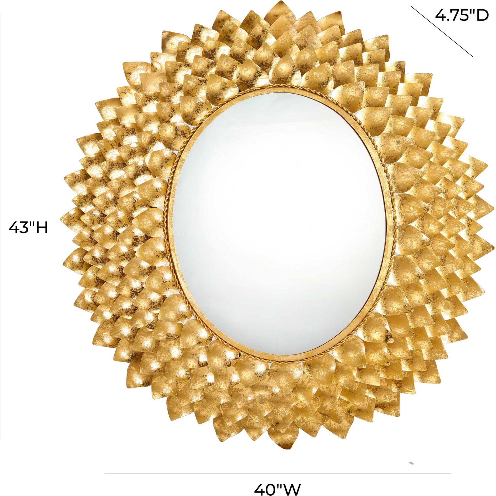 Delegation Mirror Gold