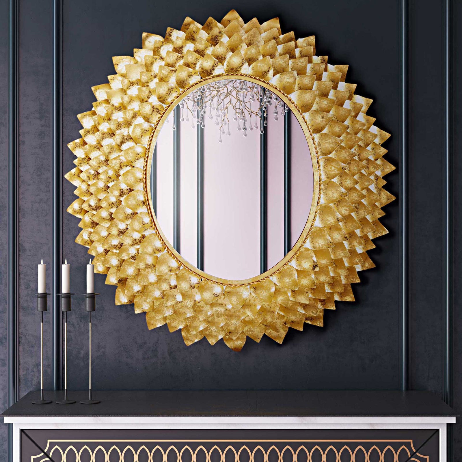 Delegation Mirror Gold