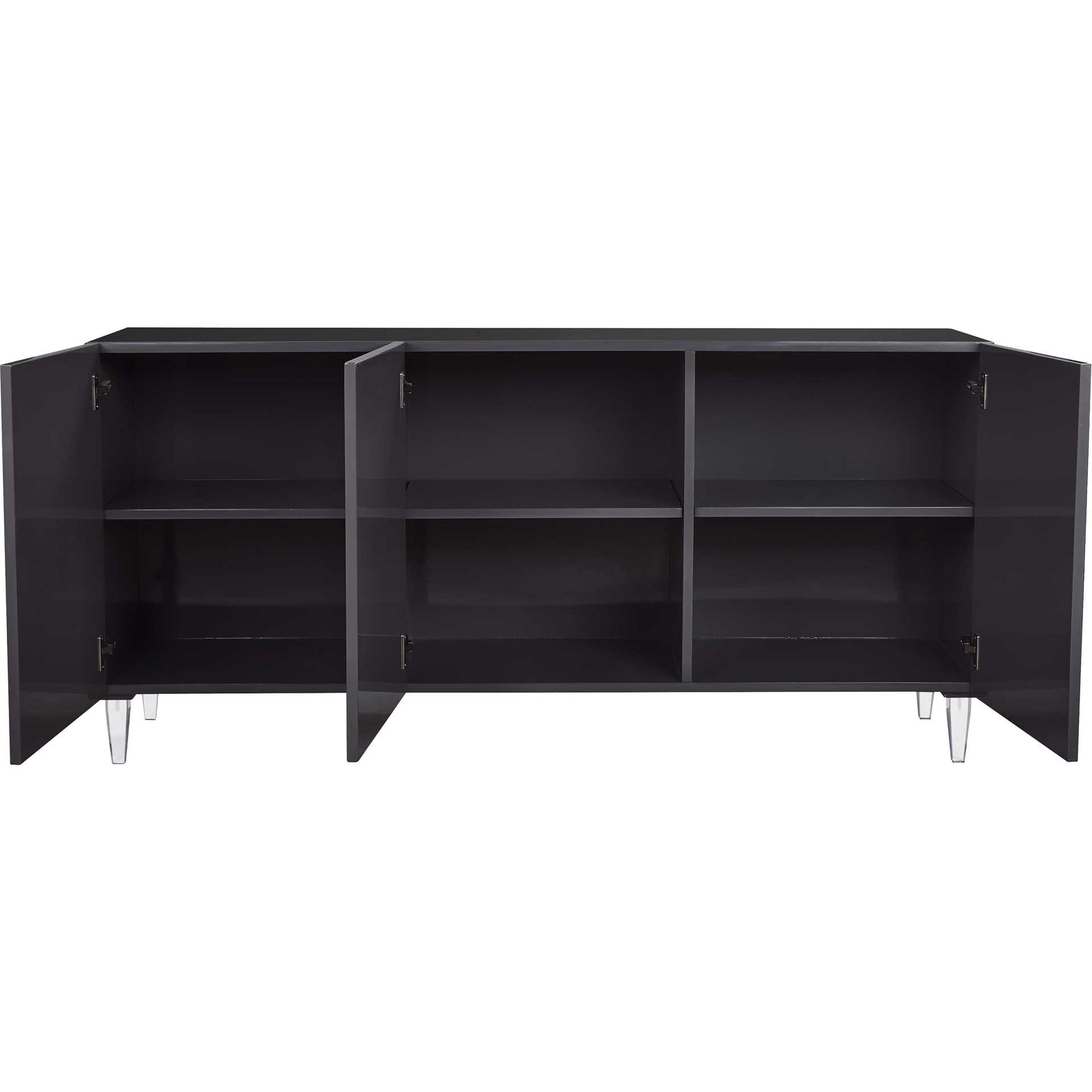 Anahi Lacquer Buffet Black