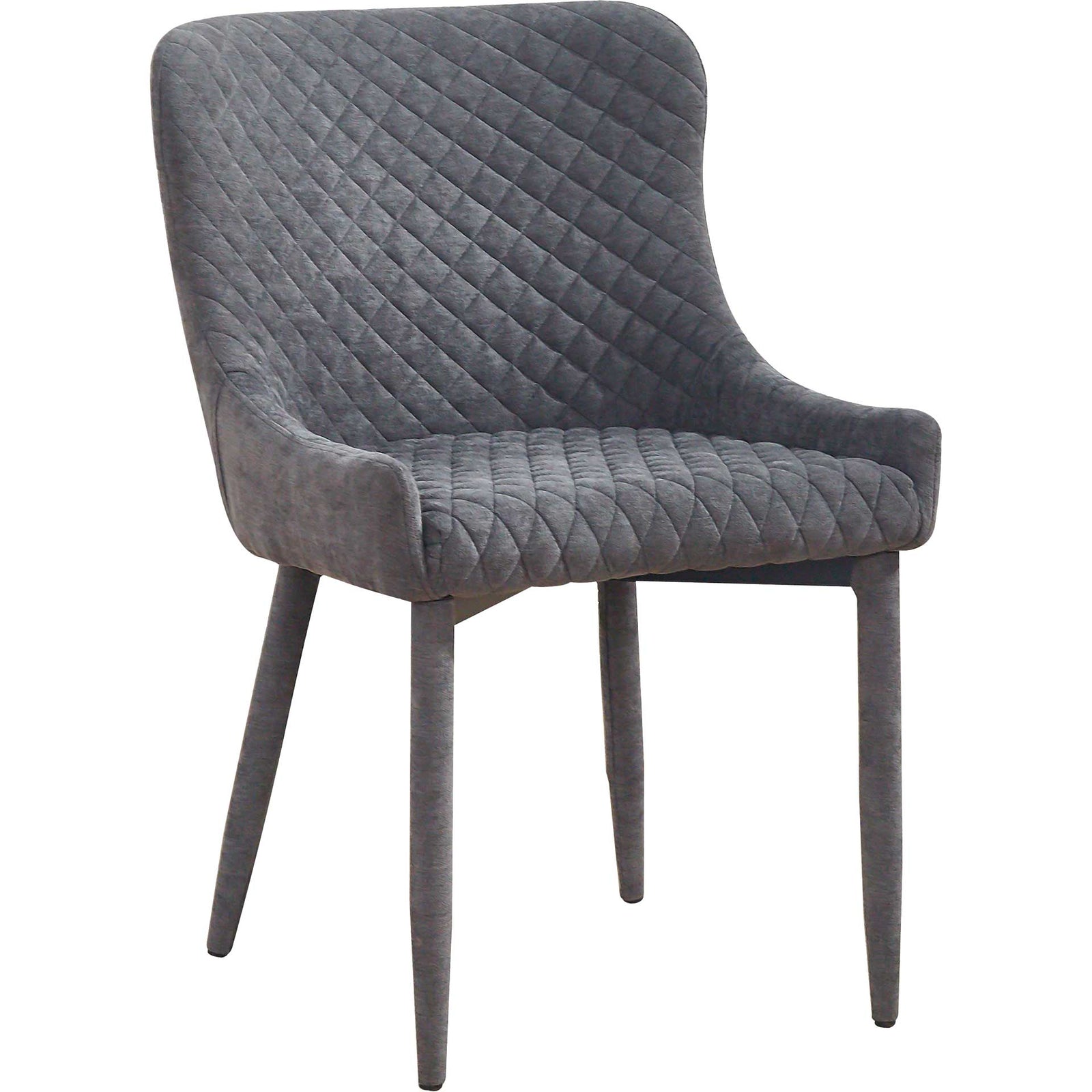 Dorian Velvet Chair Gray