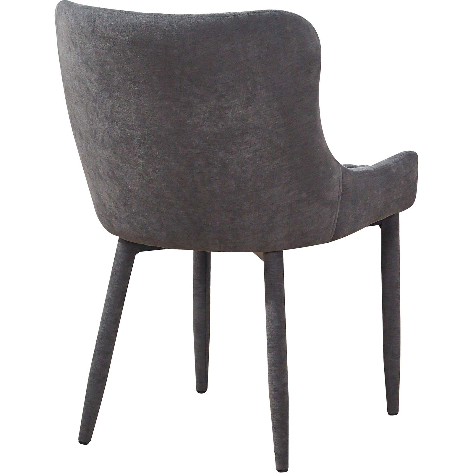 Dorian Velvet Chair Gray