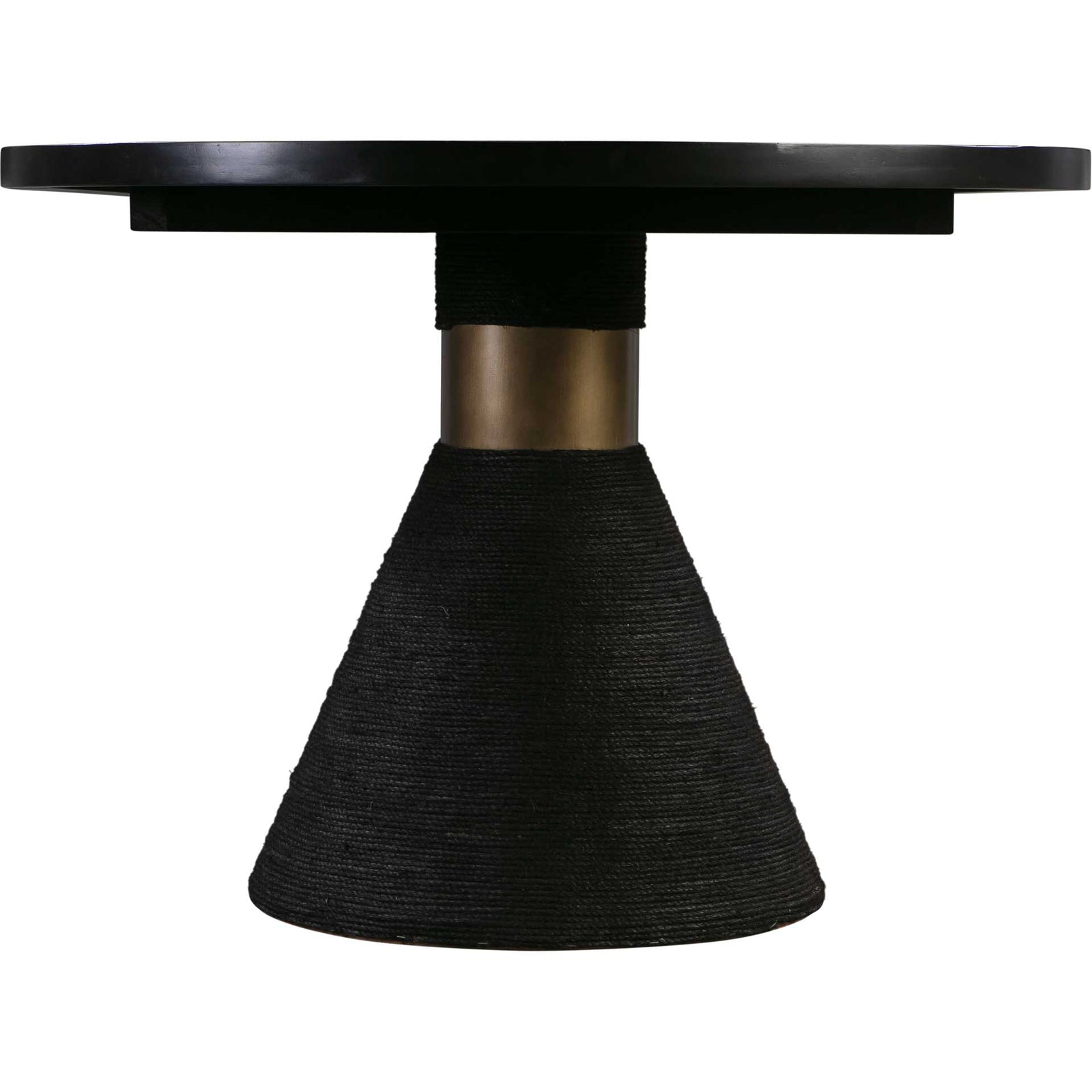 Riley Rope Oval Table Black