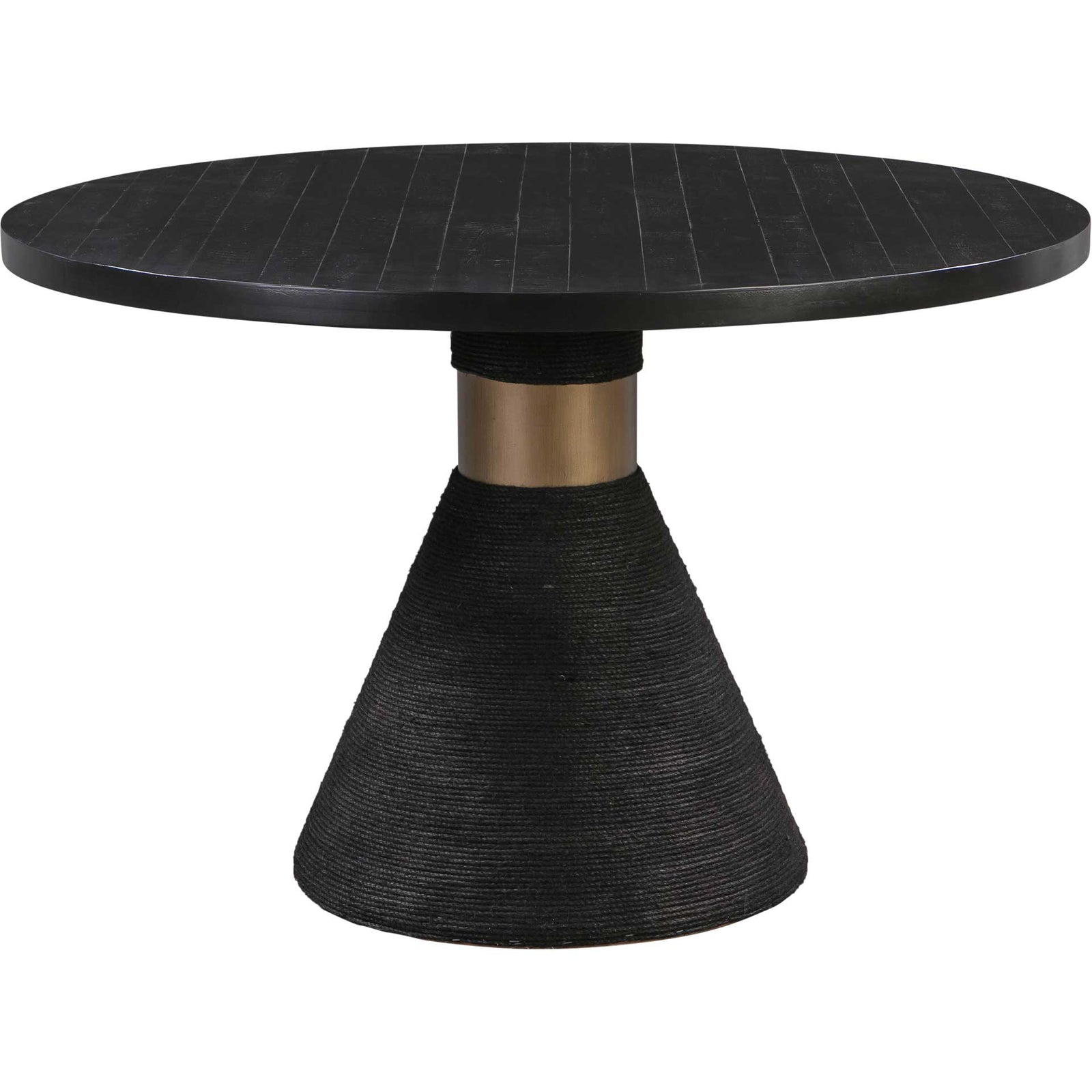 Riley Rope Round Table Black