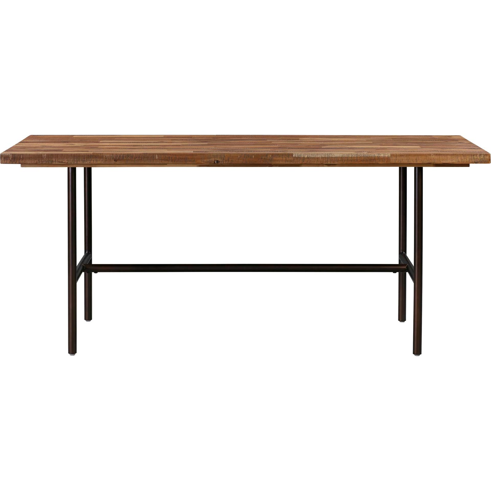 Boston Wooden Dining Table Rustic/Dark Brown