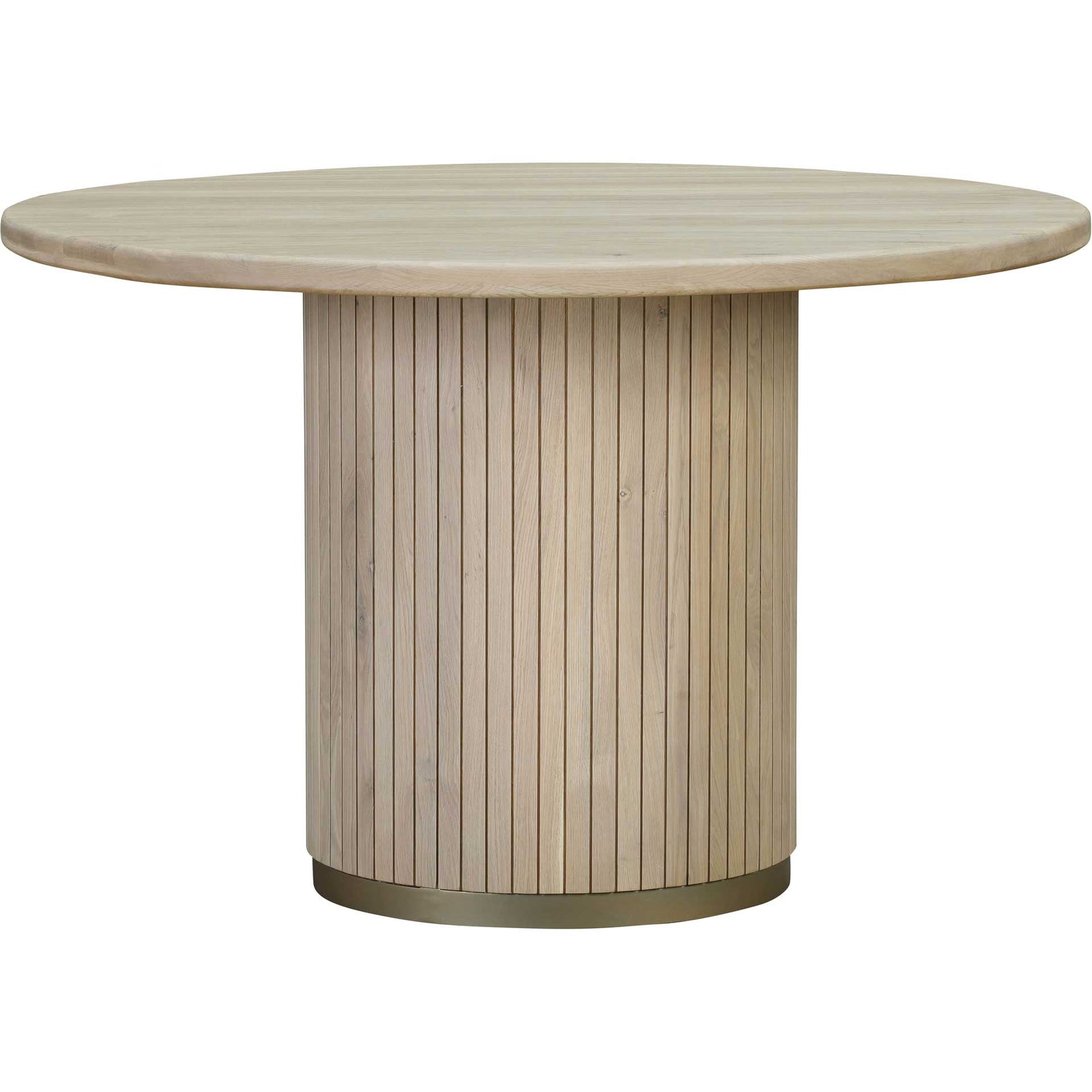 Chance Ash Wood Round Dining Table Natural