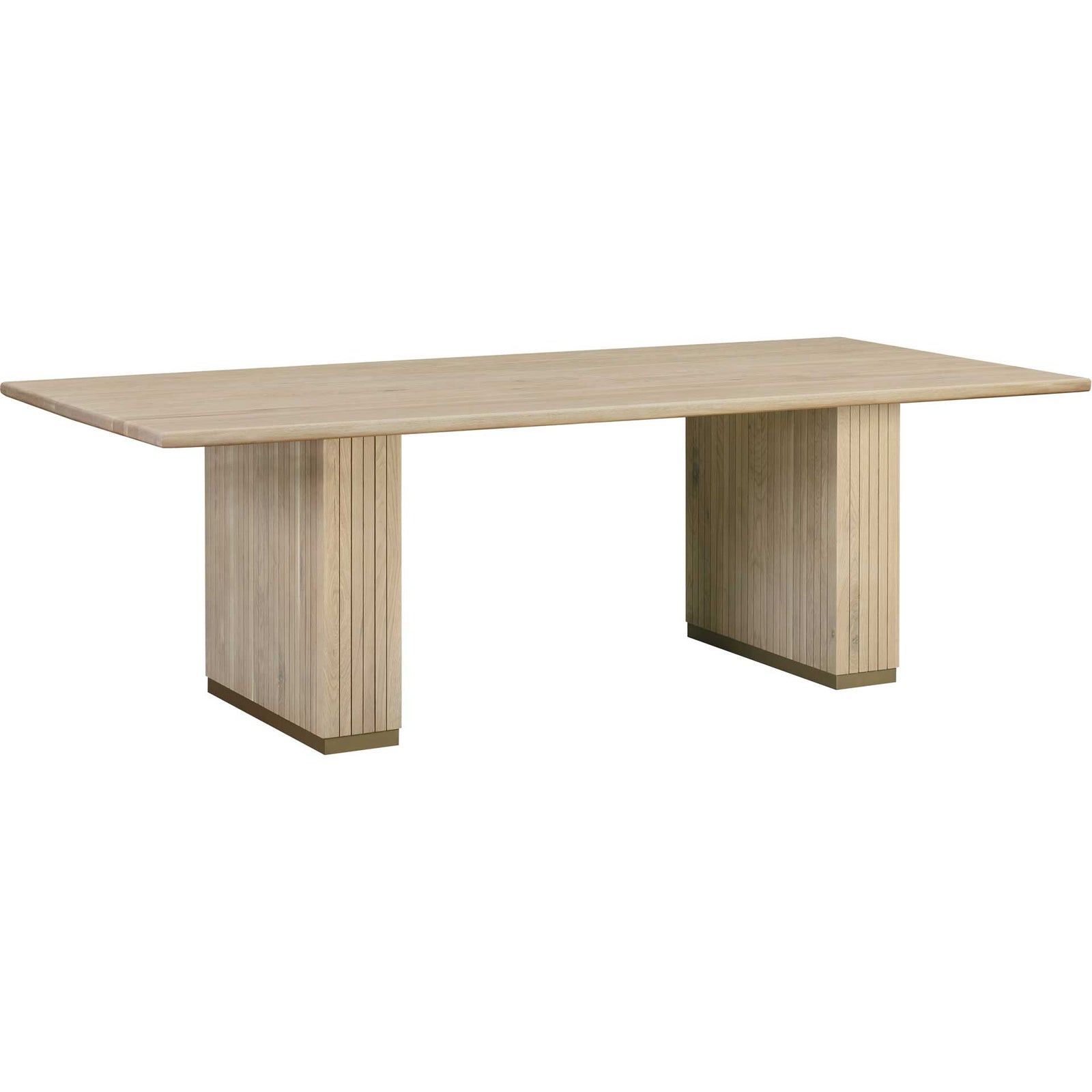 Chance Ash Wood Rectangular Dining Table Natural