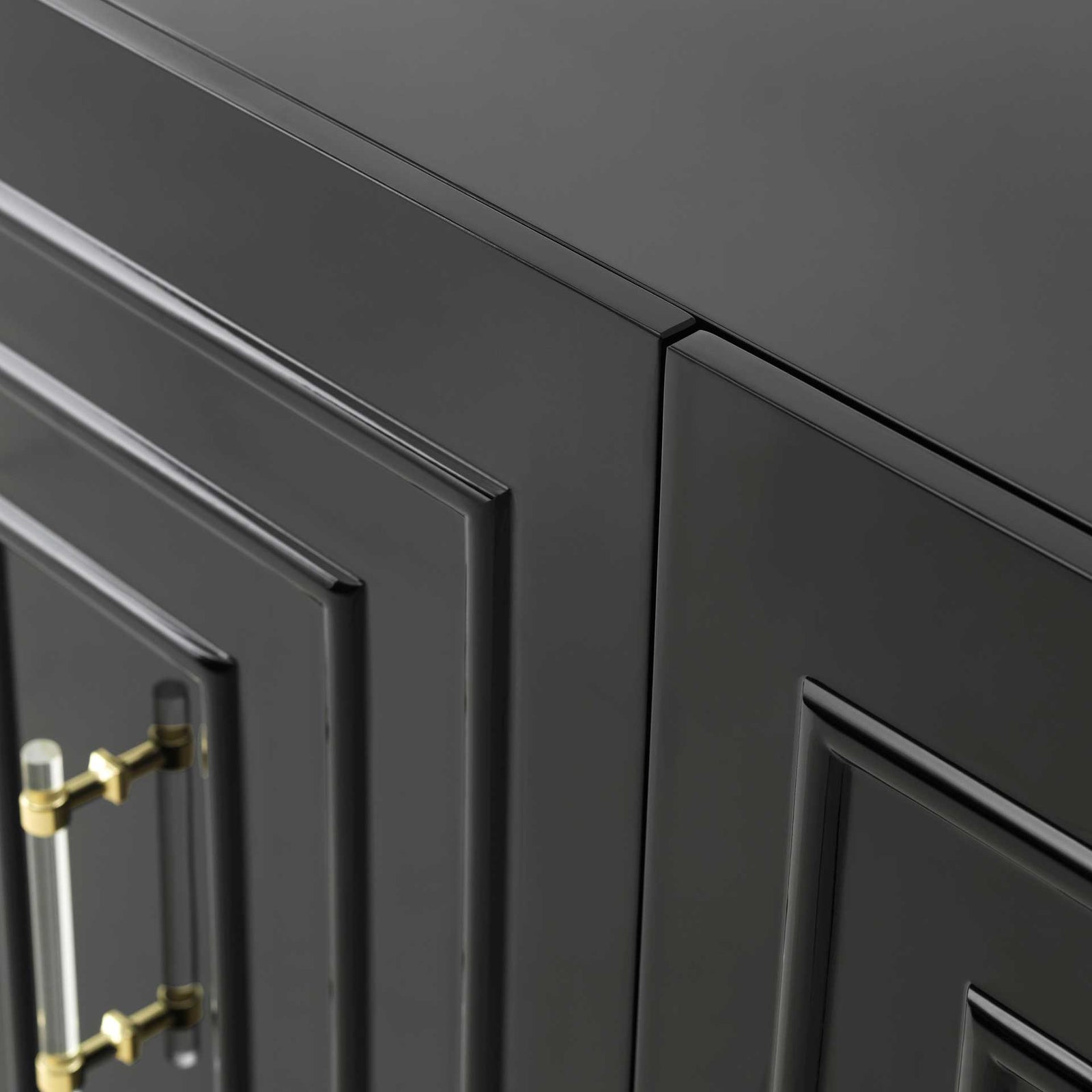 Faryn Lacquer Buffet Black