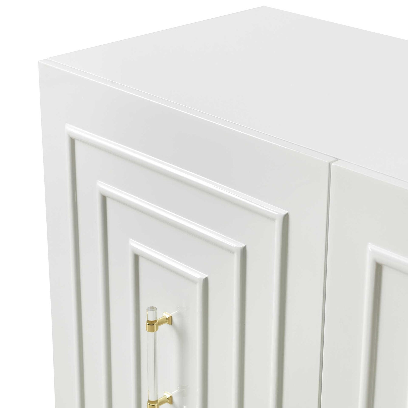 Faryn Lacquer Buffet White