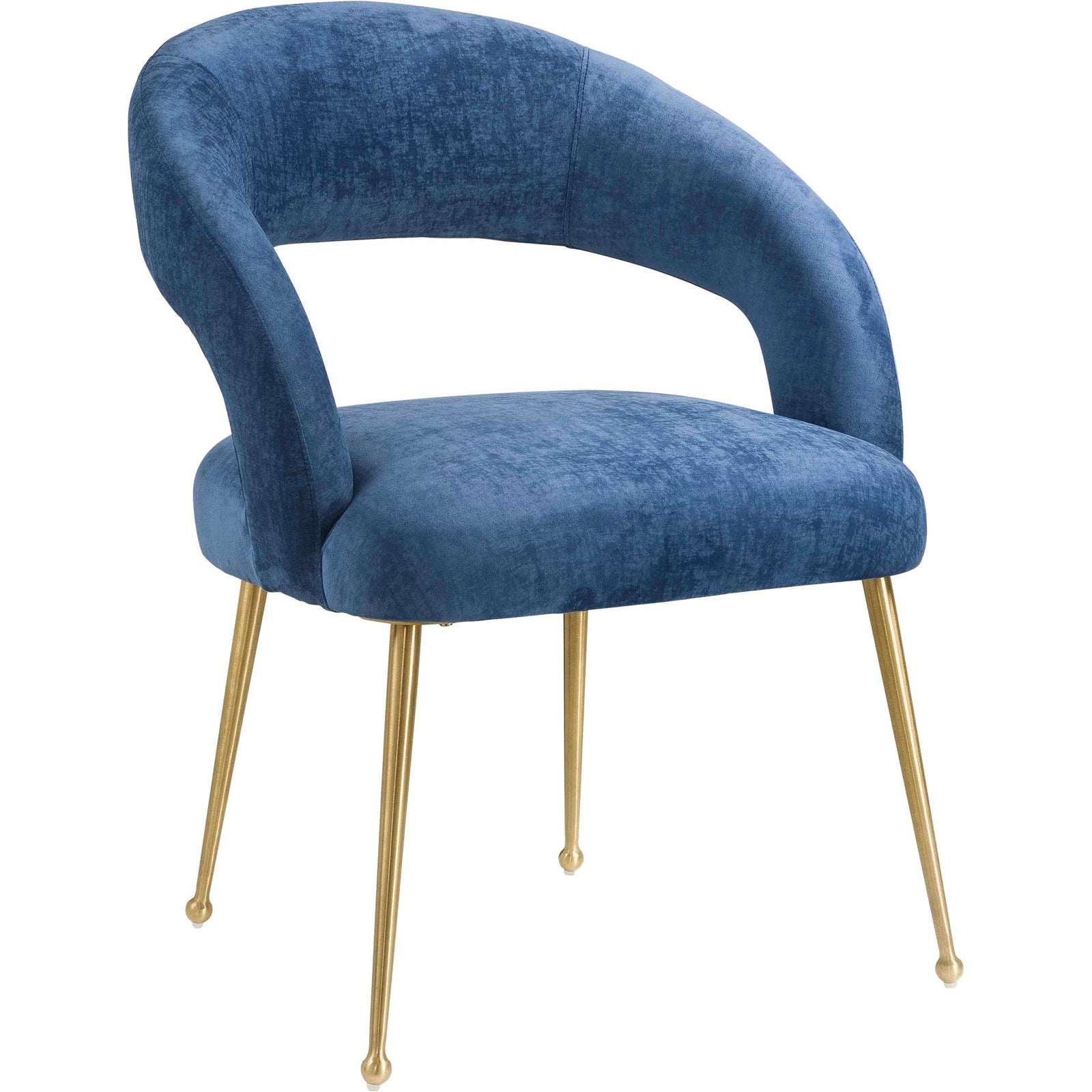 Rodgers Velvet Dining Chair Navy