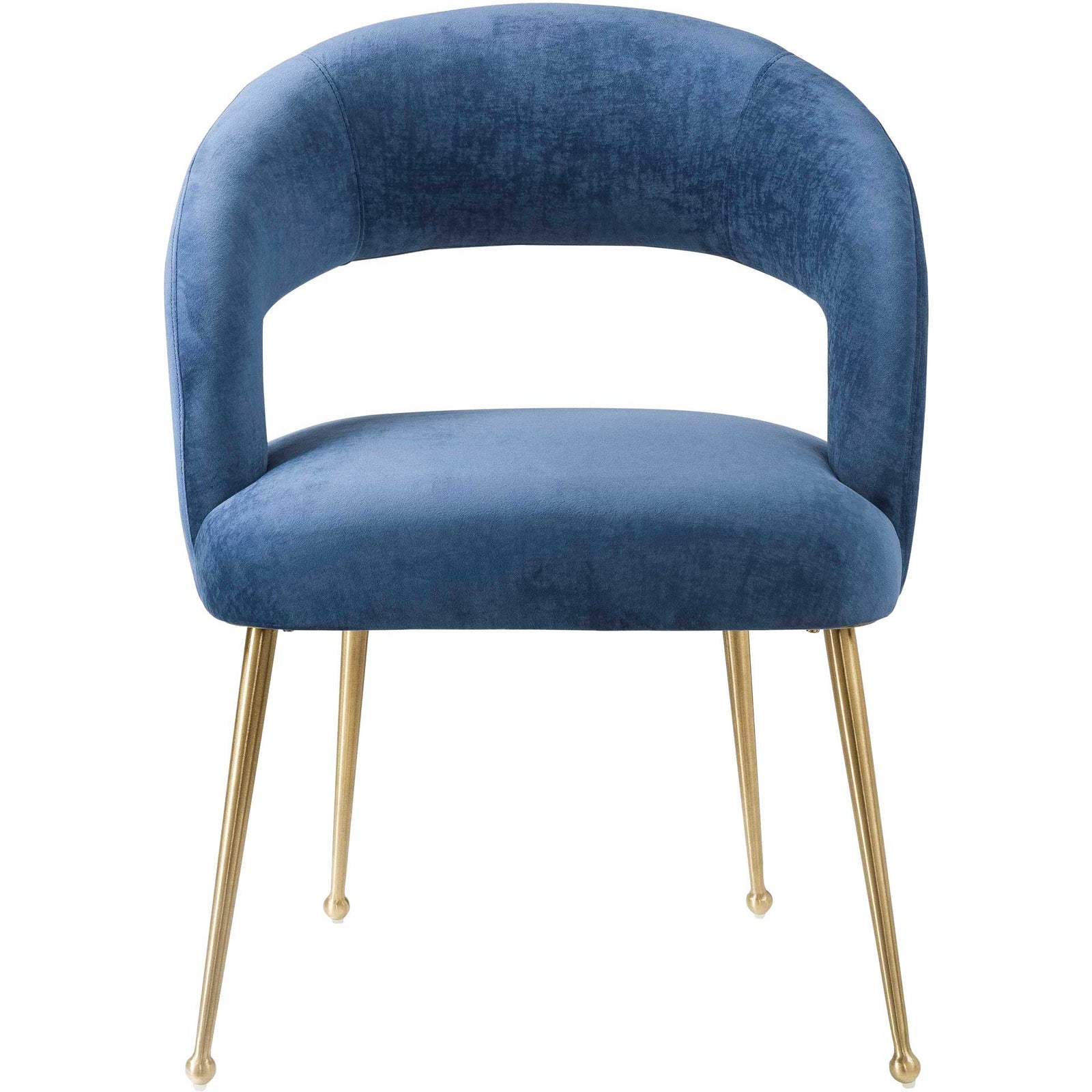 Rodgers Velvet Dining Chair Navy
