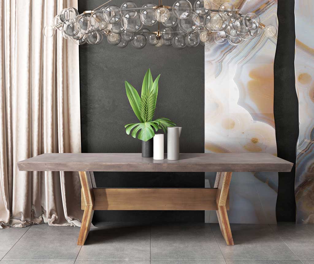 Astor Dark Concrete Table