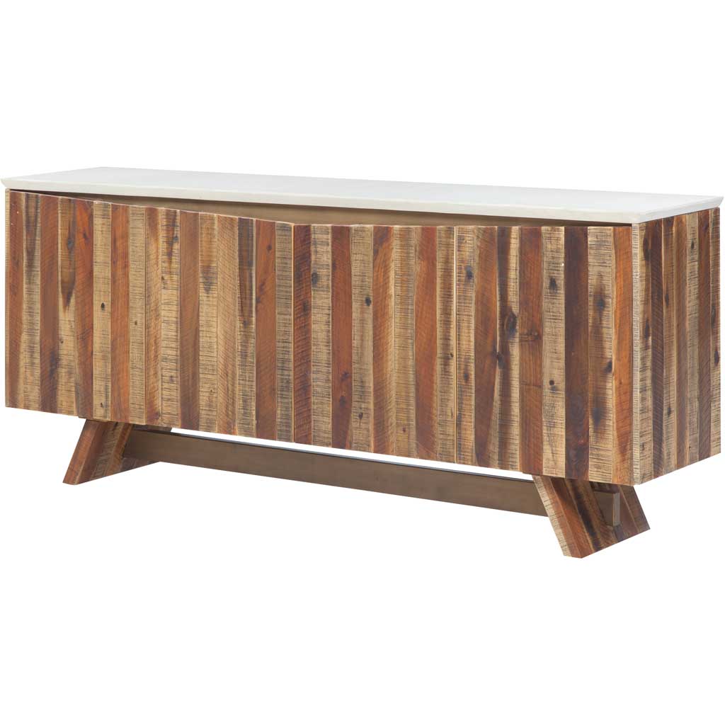 Astor White Concrete Buffet