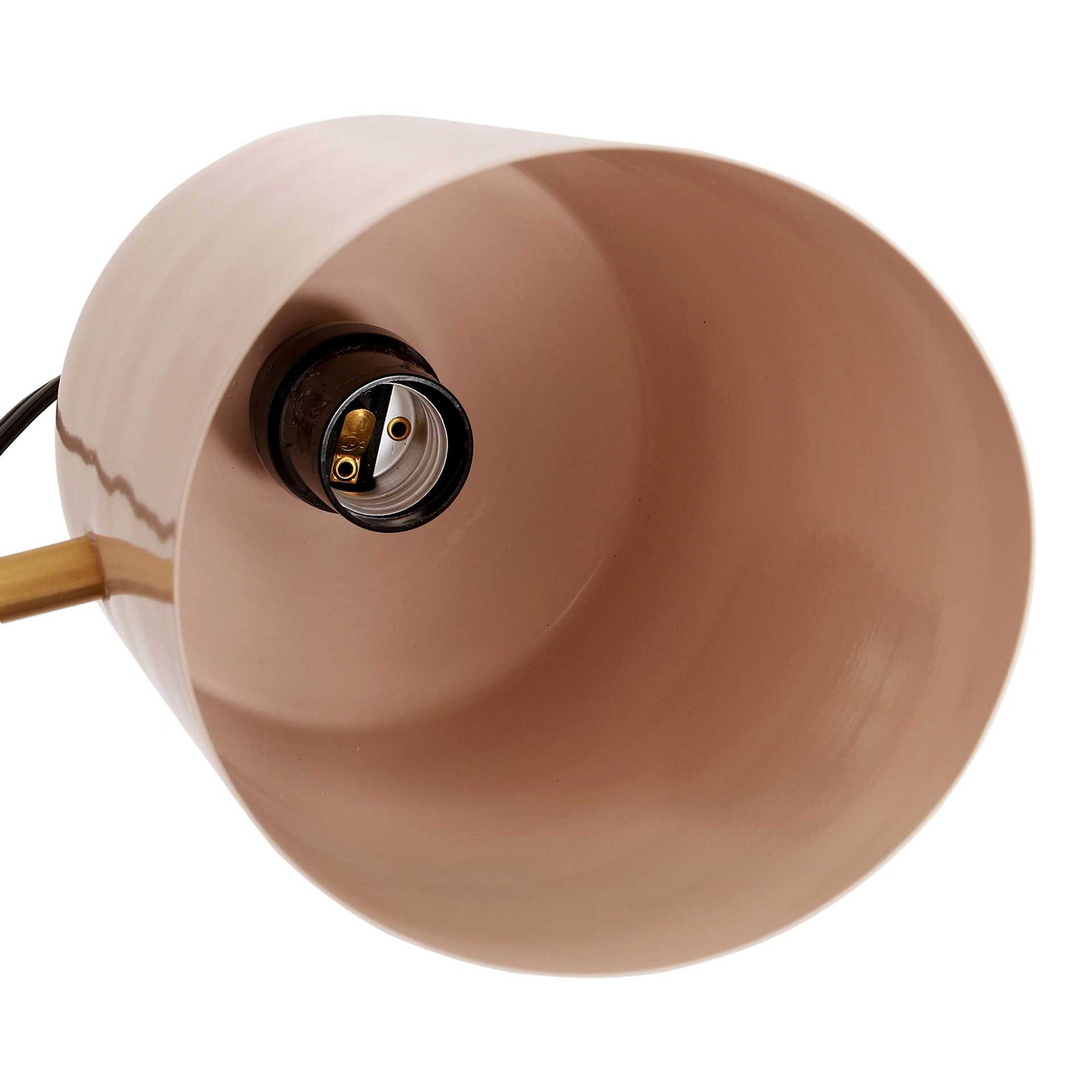 Zachary Wall Sconce Blush/Matte Brass