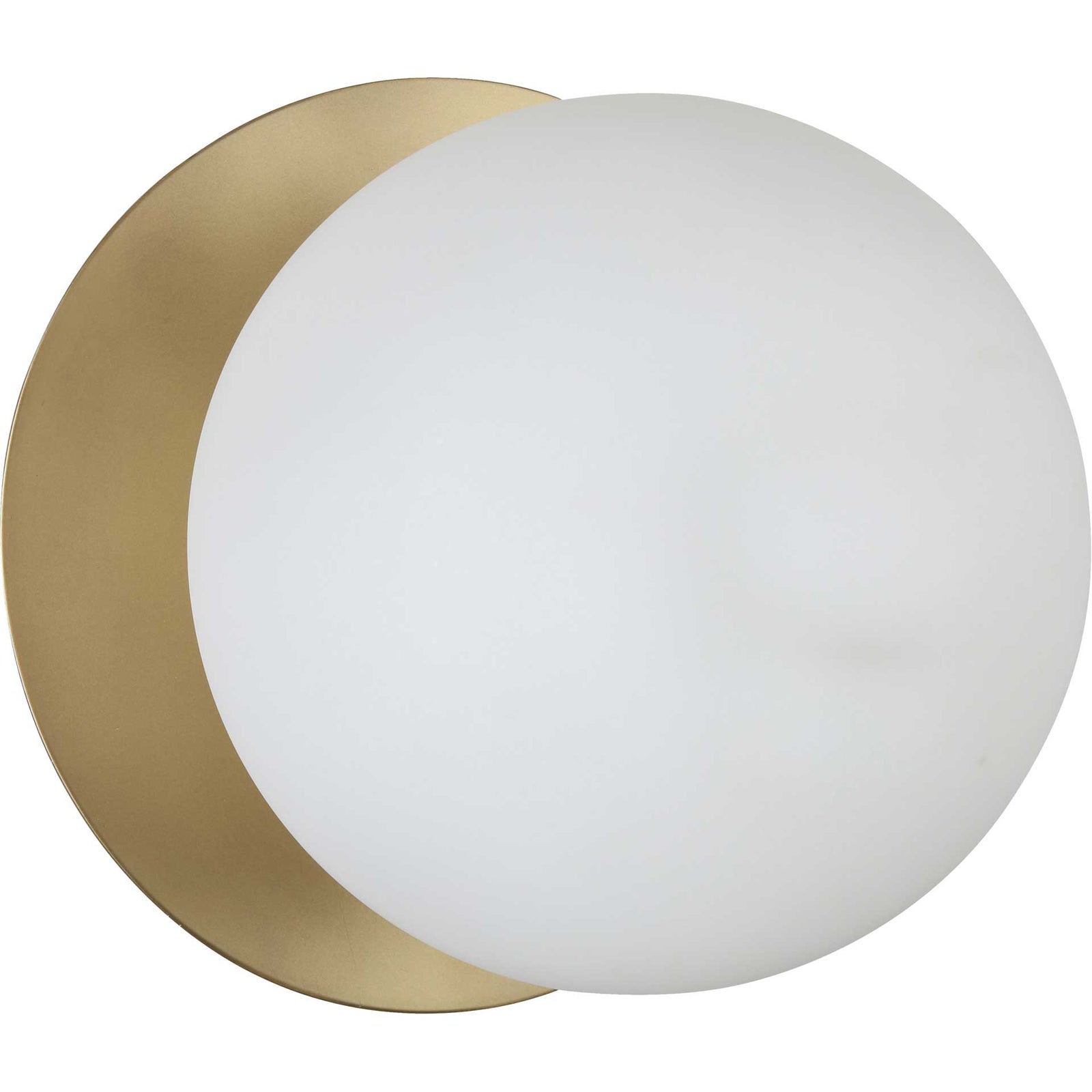 Golden Wall Sconce Antique Brass/Frosted