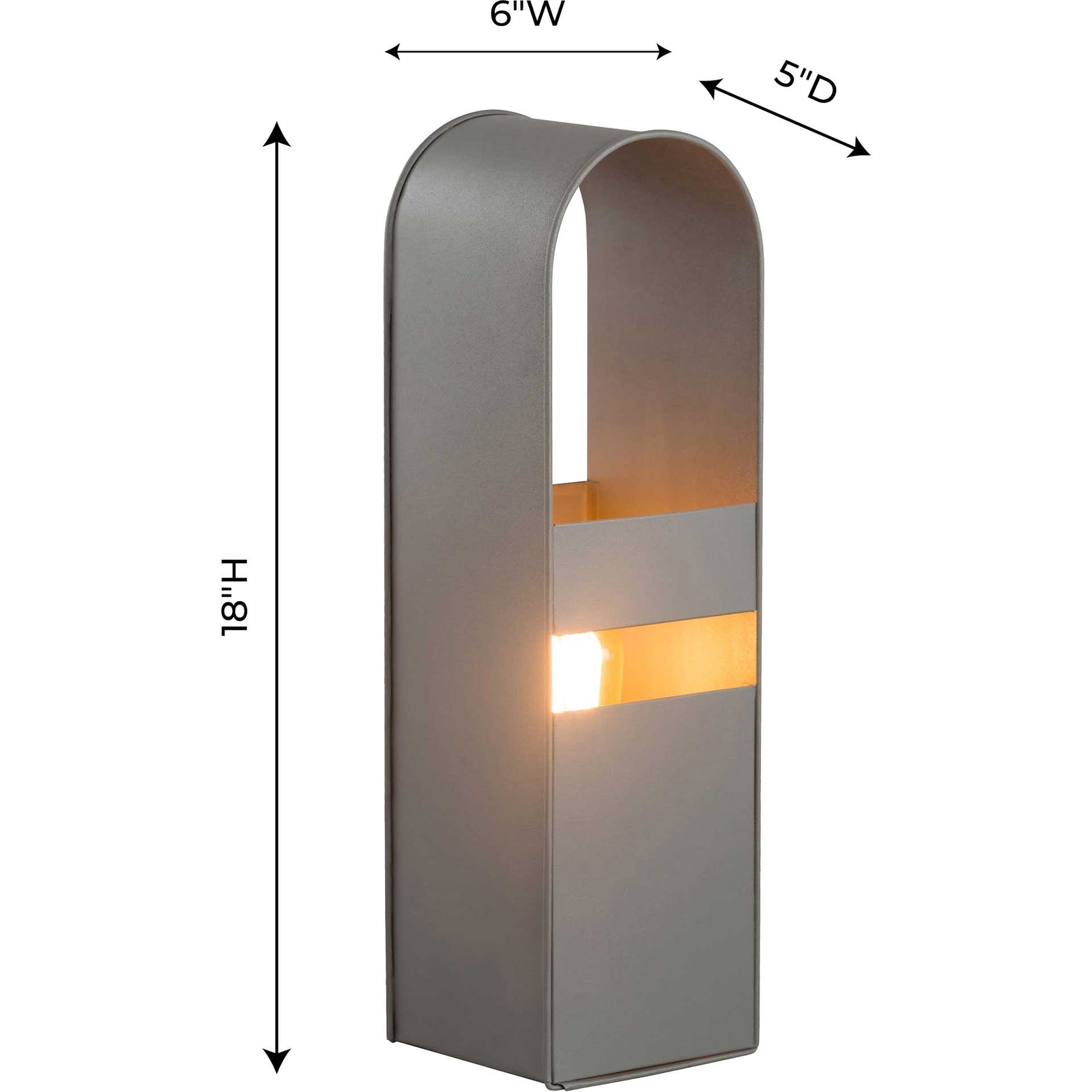 Arleana Table Lamp Gray