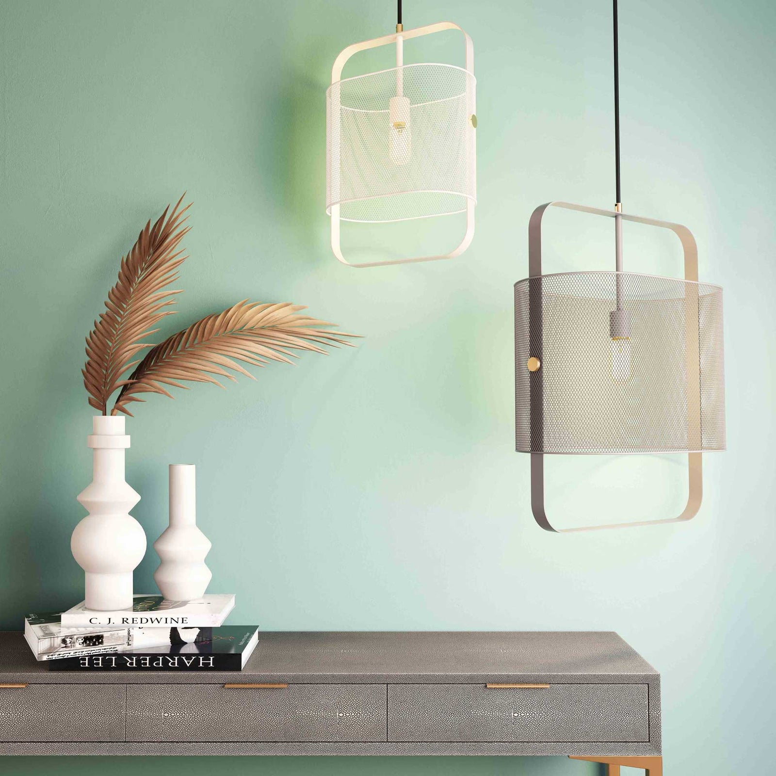 Klaudia Large Pendant Gray