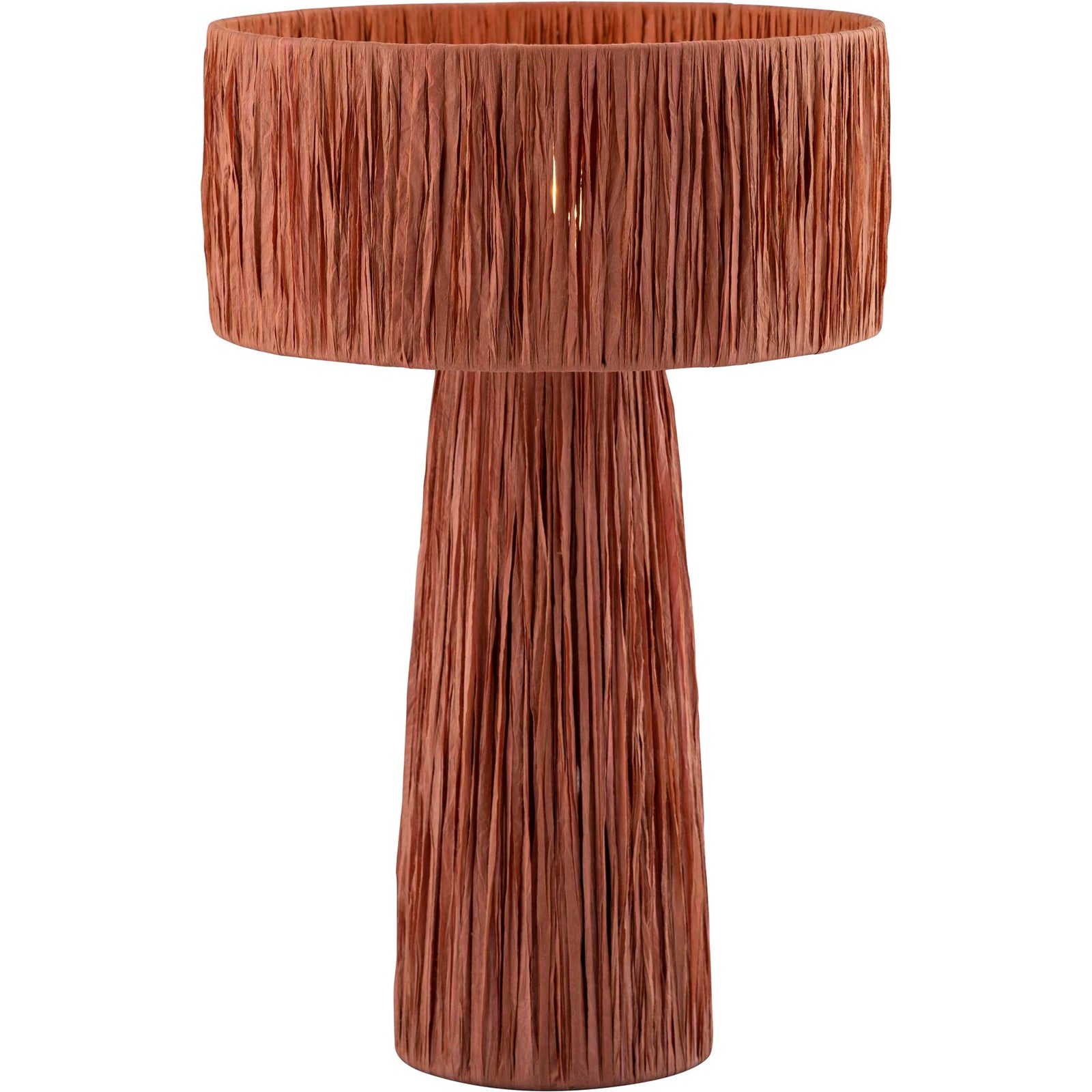 Shannon Rafia Table Lamp Brick