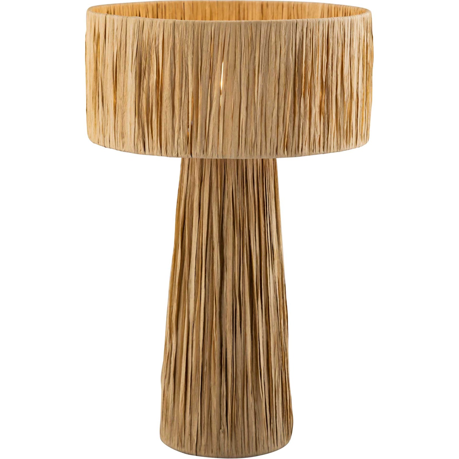 Shannon Rafia Table Lamp Natural